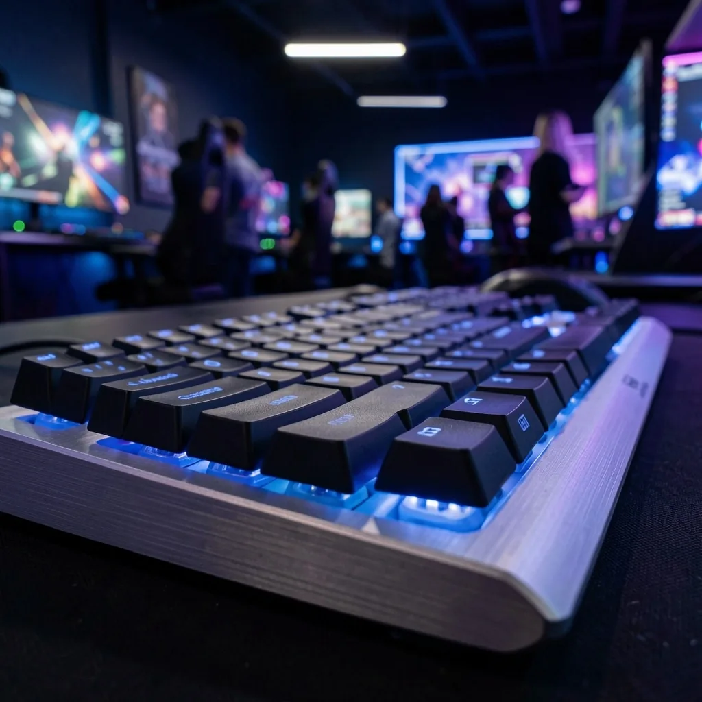 Teclado mecánico de alta gama con iluminación individual en Belmonteo