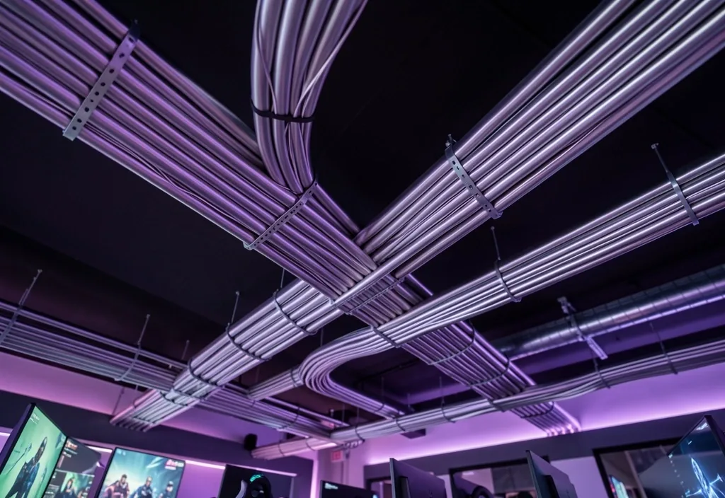Cableado estructurado y distribución eléctrica del club